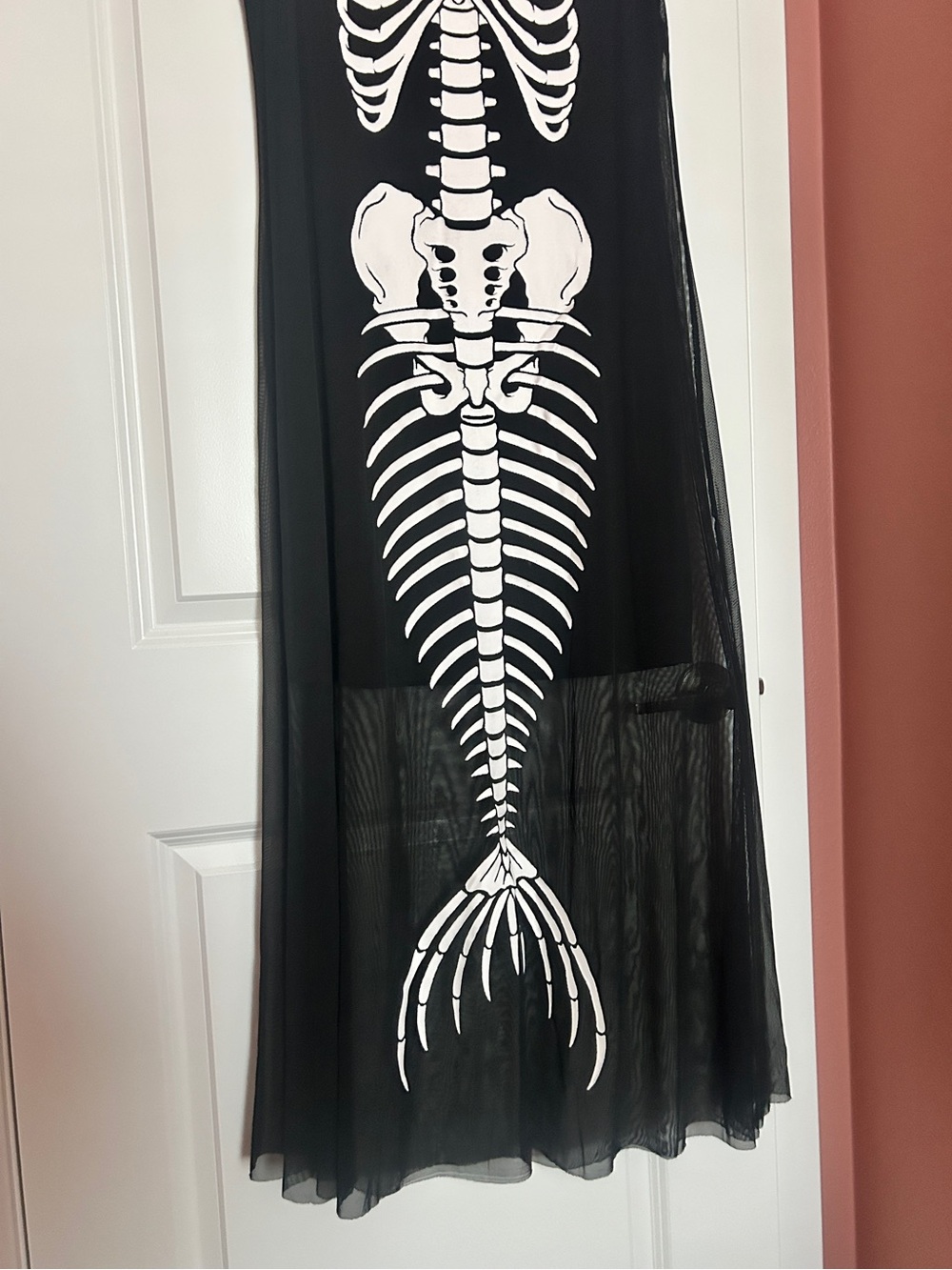torrid Black Dress with White Skeleton Print - Picture 2 of 4
